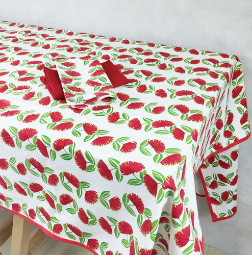 Pohutukawa Tablecloth - Piped