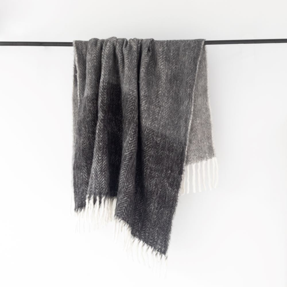 Black & Grey Throw