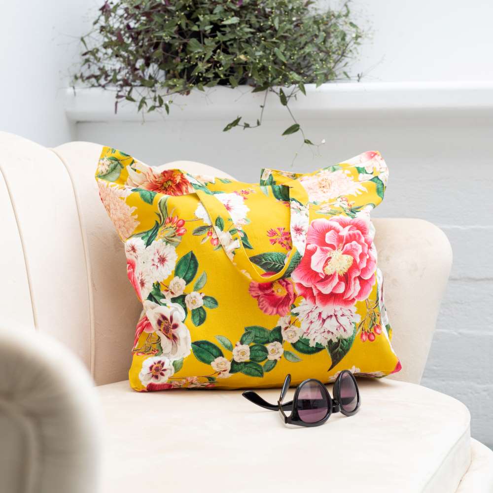 Fleur Tote Bag - Ochre