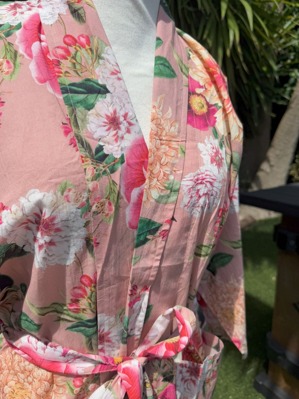 Fleur Kimono Robe Blush