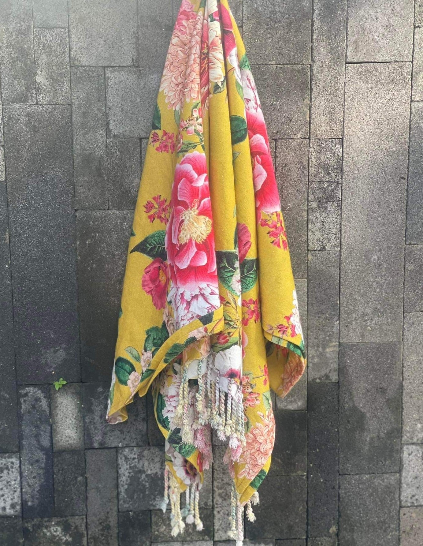 Fleur Ochre Turkish Towel