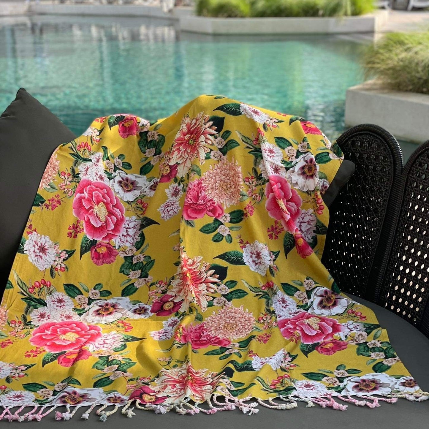 Fleur Ochre Turkish Towel