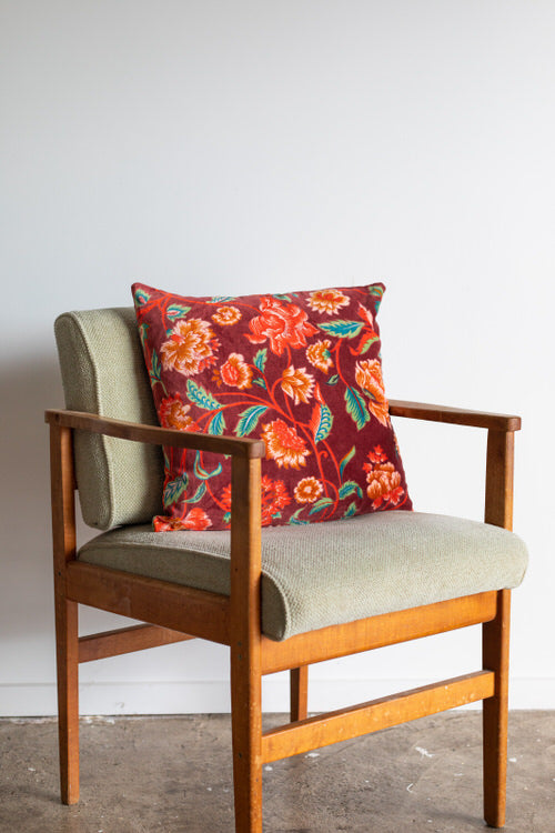 Lily Red Cushion