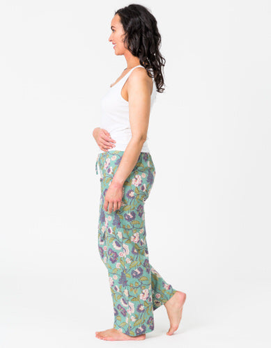 Lily Lounge Pants - Dusty Aqua