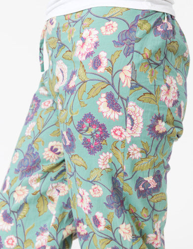 Lily Lounge Pants - Dusty Aqua