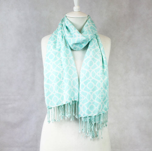 Mosaic Scarf - Teal
