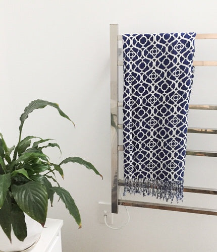 Mosaic Scarf - Navy