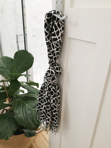 Mosaic Scarf - Black