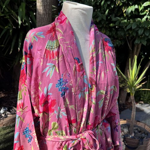 Paradise Diamond Robe Dusty Pink