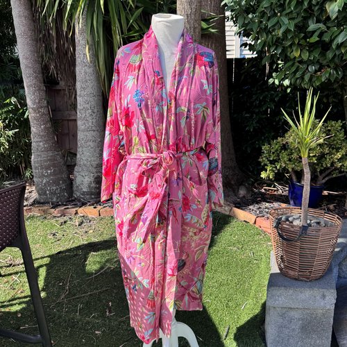 Paradise Diamond Robe Dusty Pink