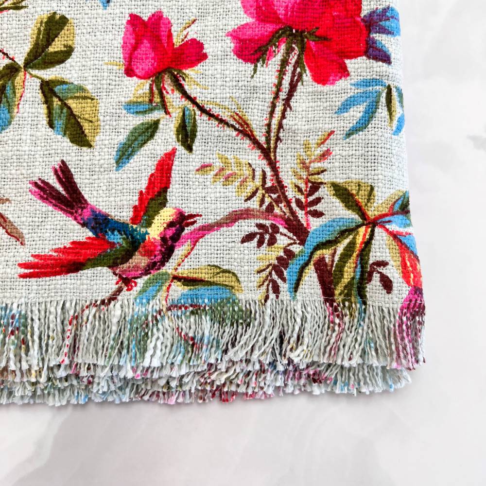 Paradise Handloom Throw - Dew