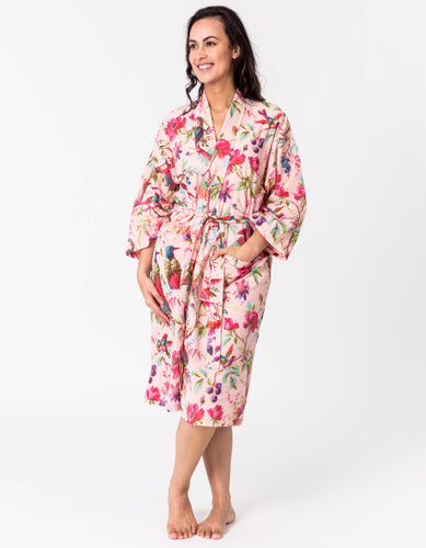 Paradise Rose Kimono Robe