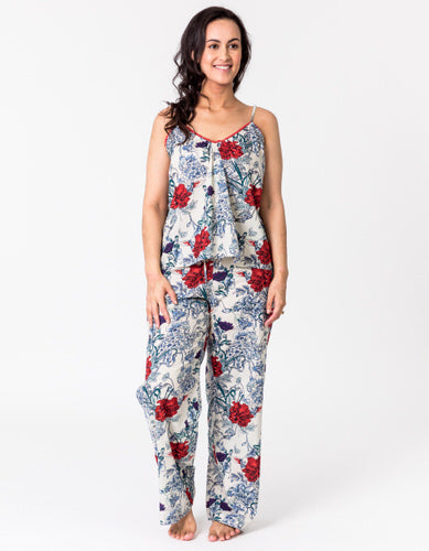Peony Red Camisole