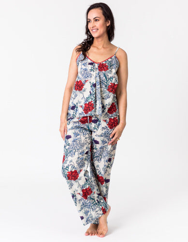 Peony Red Camisole