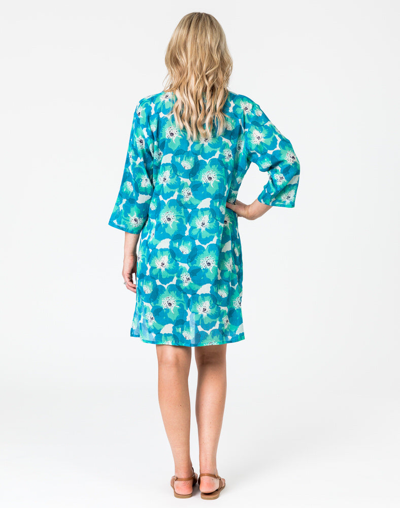 Poppy Turquoise Tunic