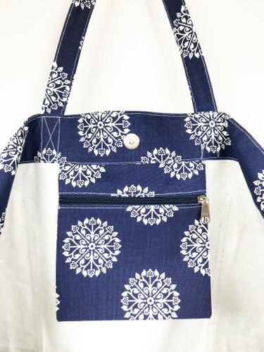 Persia Beach Bag - Navy
