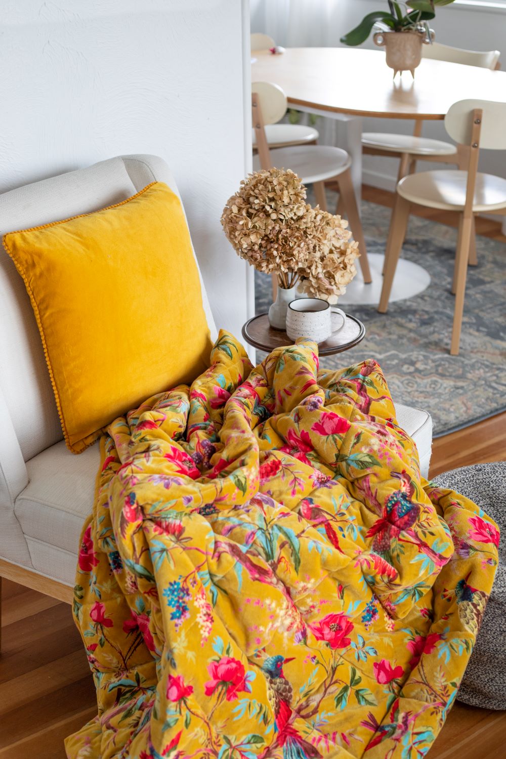 Gold Lace Cushion