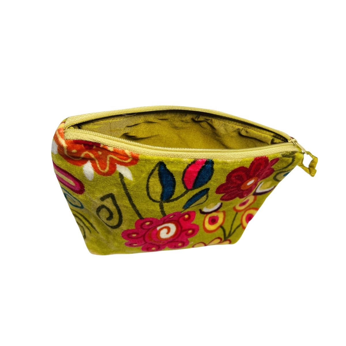 Rosa Green Cosmetic Bag