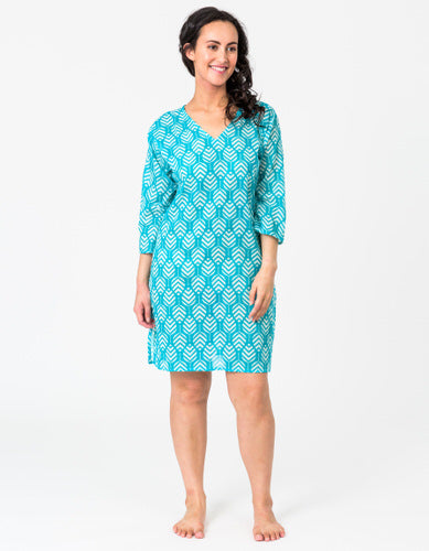 Fan Turquoise Tunic
