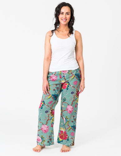 Aqua Tree of Life Lounge Pants