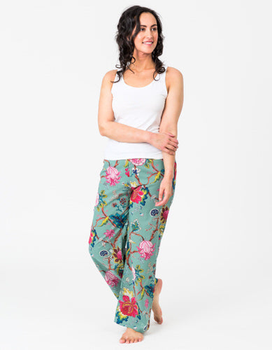 Aqua Tree of Life Lounge Pants