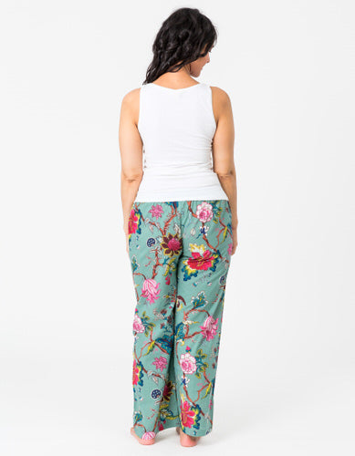 Aqua Tree of Life Lounge Pants