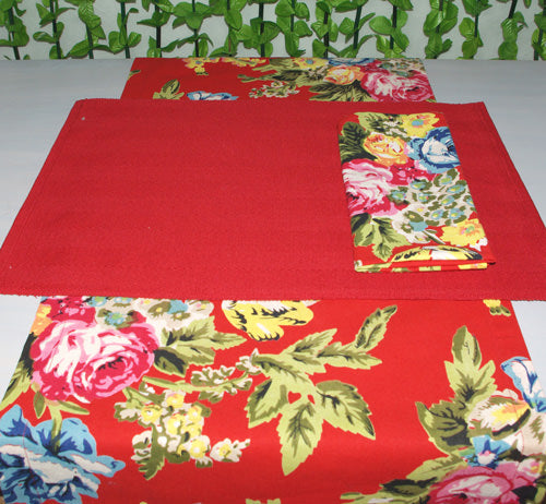 Rose Red Table Runner