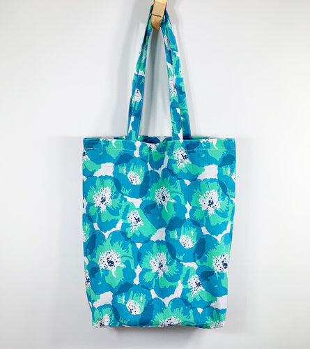 Poppy Tote Bag - Turquoise