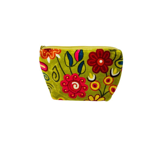 Rosa Green Cosmetic Bag