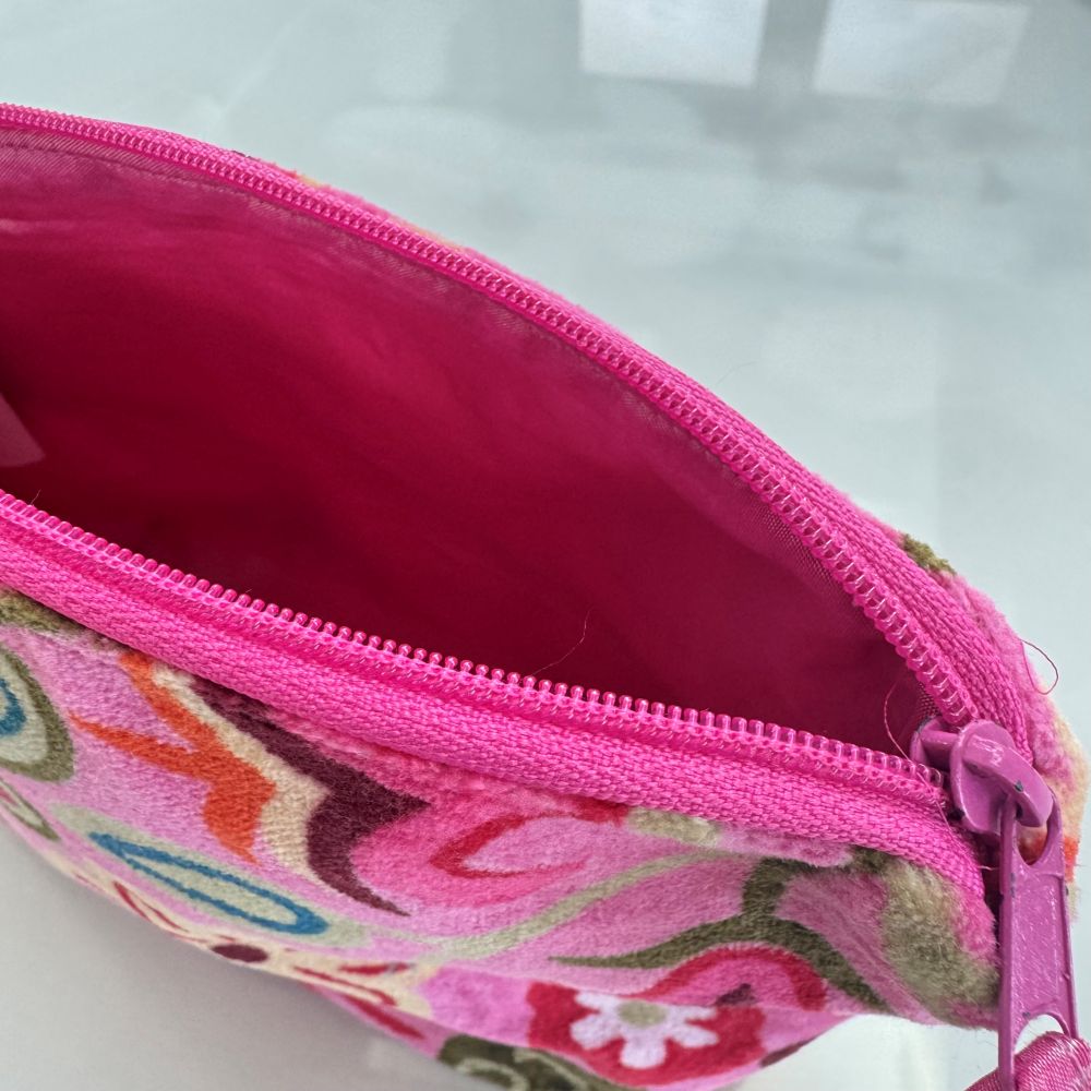 Rosa Pink Cosmetic Bag